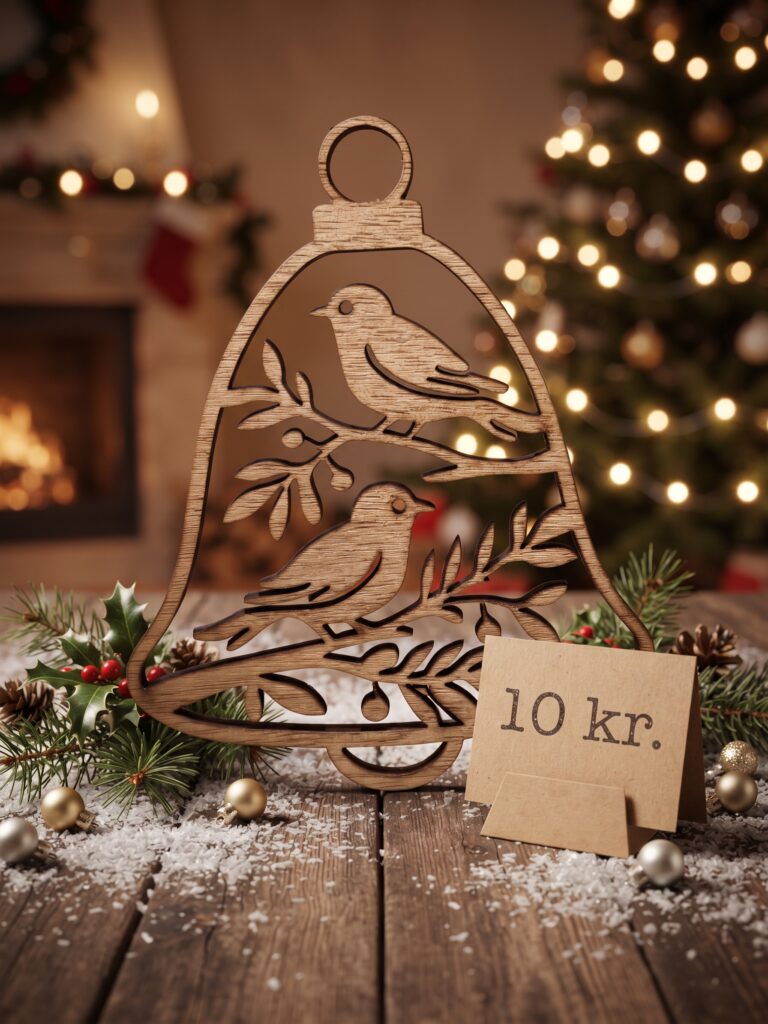 Juleklokke med Fugle