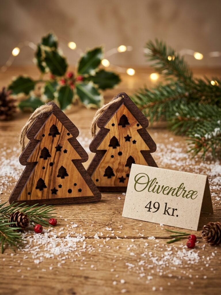 Juletræ pynt i Oliventræ
